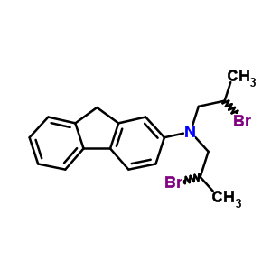 N,n-bis(2-bromopropyl)-9h-fluoren-2-amineStructure,6583-81-9Structure N,n-bis(2-bromopropyl)-9h-fluoren-2-amine Structure,6583-81-9Structure
