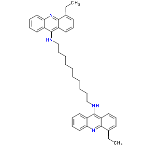 N,n-bis(4-ethylacridin-9-yl)decane-1,10-diamineStructure,67047-19-2Structure N,n-bis(4-ethylacridin-9-yl)decane-1,10-diamine Structure,67047-19-2Structure