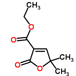 5,5-二甲基-2-氧代-呋喃-3-羧酸乙酯結構式_67498-38-8結構式