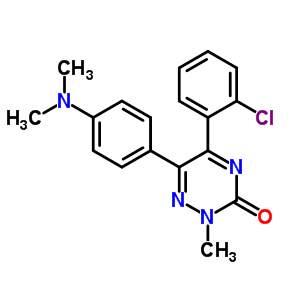 5-(2-氯-苯基)-6-(4-二甲基氨基-苯基)-2-甲基-2H-[1,2,4]噻嗪-3-酮結構式_68289-16-7結構式