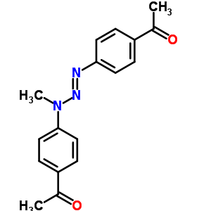 1-[4-[(4-乙?；交?二氮雜烯-甲基-氨基]苯基]乙酮結(jié)構(gòu)式_69391-95-3結(jié)構(gòu)式