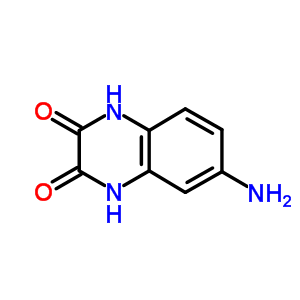 (9ci)-6-氨基-1,4-二氫-2,3-喹噁啉二酮結構式_6973-93-9結構式