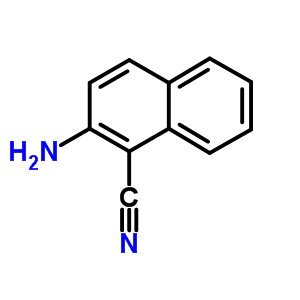 (9ci)-2-氨基-1-萘甲腈結(jié)構(gòu)式_7066-13-9結(jié)構(gòu)式