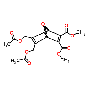 5,6-雙(乙?；趸谆?-7-噁雙環(huán)[2.2.1]-2,5-庚二烯-2,3-二羧酸二甲酯結(jié)構(gòu)式_71388-52-8結(jié)構(gòu)式