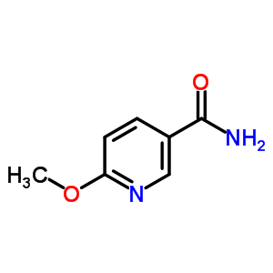 3-Pyridinecarboxamide, 6-methoxy-Structure,7150-23-4Structure 3-Pyridinecarboxamide, 6-methoxy- Structure,7150-23-4Structure
