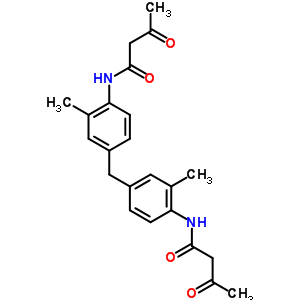 N-[2-甲基-4-[[3-甲基-4-(3-氧代丁?；被?苯基]甲基]苯基]-3-氧代-丁酰胺結構式_71655-97-5結構式