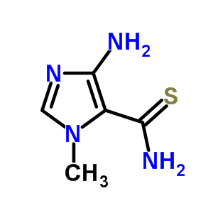 1H-imidazole-5-carbothioamide, 4-amino-1-methyl-Structure,71788-36-8Structure 1H-imidazole-5-carbothioamide, 4-amino-1-methyl- Structure,71788-36-8Structure