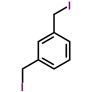 1,3-雙(碘甲基)-苯結(jié)構(gòu)式_7379-87-5結(jié)構(gòu)式