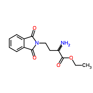 2-氨基-4-(1,3-二氧代異吲哚-2-基)丁酸乙酯結構式_7474-75-1結構式