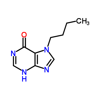 7-Butyl-1,7-dihydro-6h-purin-6-oneStructure,7495-67-2Structure 7-Butyl-1,7-dihydro-6h-purin-6-one Structure,7495-67-2Structure