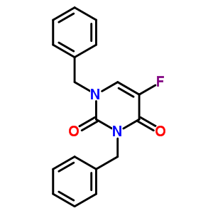 1,3-Dibenzyl-5-fluorouracilStructure,75500-02-6Structure 1,3-Dibenzyl-5-fluorouracil Structure,75500-02-6Structure
