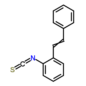 Benzene,1-isothiocyanato-2-(2-phenylethenyl)-Structure,7612-95-5Structure Benzene,1-isothiocyanato-2-(2-phenylethenyl)- Structure,7612-95-5Structure