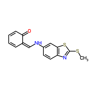 2-[[[2-(甲基硫代)-6-苯并噻唑]亞氨基]甲基]-苯酚結(jié)構(gòu)式_76383-07-8結(jié)構(gòu)式