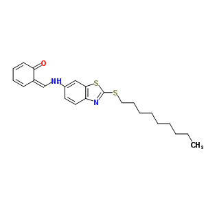 2-[[[2-(壬基硫代)-6-苯并噻唑]亞氨基]甲基]-苯酚結(jié)構(gòu)式_76383-19-2結(jié)構(gòu)式