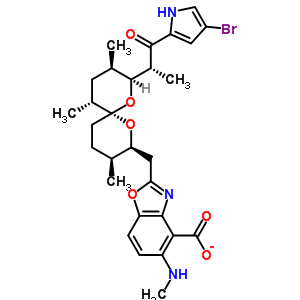 4-溴鈣離子載體結(jié)構(gòu)式_76455-82-8結(jié)構(gòu)式