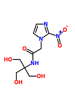 n-[2-羥基-1,1-雙(羥基甲基)乙基]-2-硝基-1H-咪唑-1-乙酰胺結(jié)構(gòu)式_81892-69-5結(jié)構(gòu)式