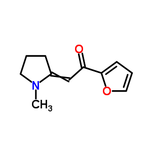 1-(2-呋喃)-2-(1-甲基-2-吡咯烷)-乙酮結構式_82071-15-6結構式