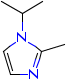 1-異丙基-2-甲基咪唑結(jié)構(gòu)式_84606-45-1結(jié)構(gòu)式