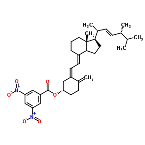 (3S,5z,7e,14xi,22e)-9,10-secoergosta-5,7,10,22-tetraen-3-yl 3,5-dinitrobenzoateStructure,859928-95-3Structure (3S,5z,7e,14xi,22e)-9,10-secoergosta-5,7,10,22-tetraen-3-yl 3,5-dinitrobenzoate Structure,859928-95-3Structure