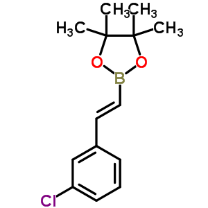 2-(E-2-(3-chlorophenyl)vinyl)-4,4,5,5-tetramethyl-1,3,2-dioxaborolaneStructure,871125-84-7Structure 2-(E-2-(3-chlorophenyl)vinyl)-4,4,5,5-tetramethyl-1,3,2-dioxaborolane Structure,871125-84-7Structure