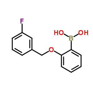 2-(3-氟芐氧基)苯硼酸結構式_871126-24-8結構式