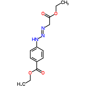 4-(2-(乙氧基羰基甲基亞氨基)肼基)苯甲酸乙酯結(jié)構(gòu)式_87604-92-0結(jié)構(gòu)式