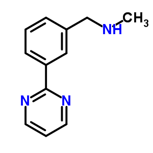 N-甲基-3-嘧啶-2-基芐胺結(jié)構(gòu)式_886851-49-6結(jié)構(gòu)式