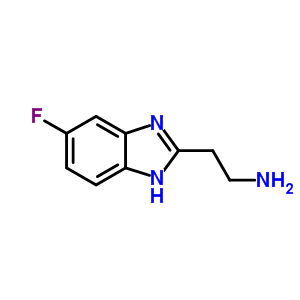 2-(5-氟-1H-苯并咪唑-2-基)乙胺雙鹽酸鹽結(jié)構(gòu)式_887405-22-3結(jié)構(gòu)式