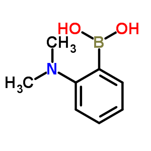 2-(二甲基胺)苯硼酸結(jié)構(gòu)式_89291-23-6結(jié)構(gòu)式