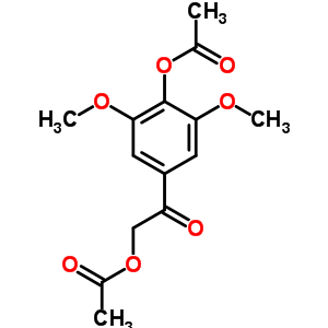 2-(乙?；趸?-1-[4-(乙?；趸?-3,5-二甲氧基苯基]-乙酮結(jié)構(gòu)式_90426-23-6結(jié)構(gòu)式