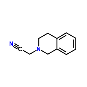 1,2,3,4-四氫-2-異喹啉乙腈結(jié)構(gòu)式_91349-97-2結(jié)構(gòu)式