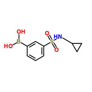 3-(Cyclopropylsulfamoyl)benzeneboronic acidStructure,913835-28-6Structure 3-(Cyclopropylsulfamoyl)benzeneboronic acid Structure,913835-28-6Structure