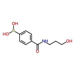 (3-Hydroxypropyl) 4-boronobenzamide Structure,913835-29-7Structure