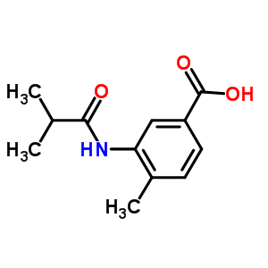 3-(異丁基氨基)-4-甲基苯甲酸結構式_915921-46-9結構式