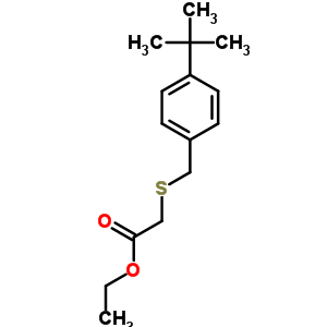 2-[(4-叔丁基苯基)甲基磺?；鵠乙酸乙酯結(jié)構(gòu)式_92595-31-8結(jié)構(gòu)式