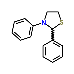 2,3-DiphenylthiazolidineStructure,92852-02-3Structure 2,3-Diphenylthiazolidine Structure,92852-02-3Structure